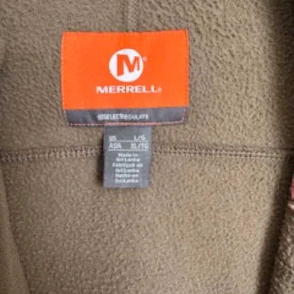 Merrell Mens Large Fleece jacket spring/fall - Picture 4 of 8